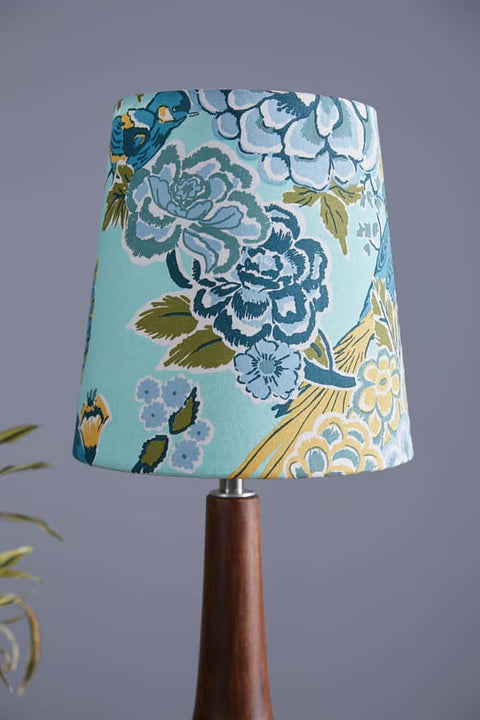 LAMPSHADES Damask Rose Tiny Taper Lampshade (Mint)