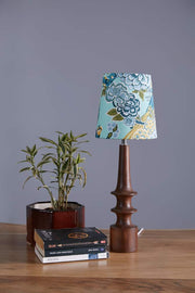 LAMPSHADES Damask Rose Tiny Taper Lampshade (Mint)