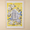Damask Rose Window View Wall Art (Yellow)