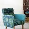 Dark And Handsome Accent Chair in Vidari Fabric