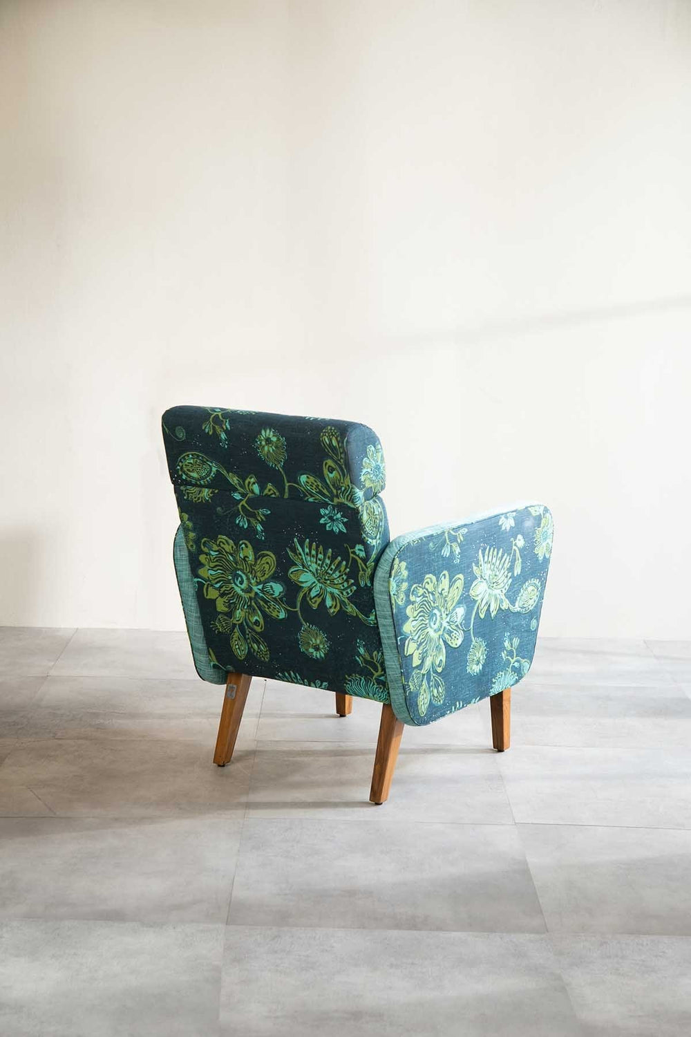 ARMCHAIRS & ACCENTS Dark And Handsome Teak Wood Armchair