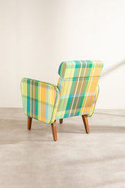 ARMCHAIRS & ACCENTS Dark And Handsome Teak Wood Armchair