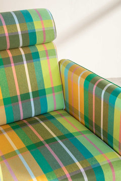 Modish Madras Sun Yellow Fabric