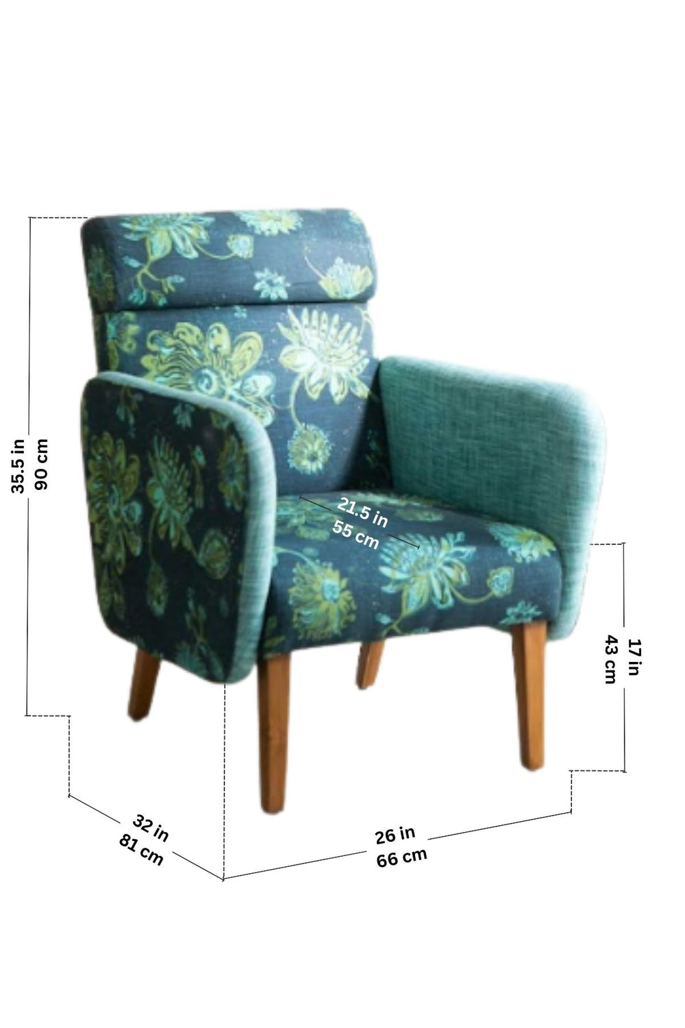 ARMCHAIRS & ACCENTS Dark And Handsome Teak Wood Armchair