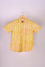 SHIRTS Dash Dash Printed Shirt (Mellow Yellow)