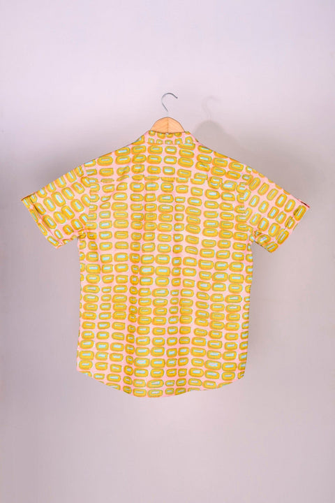 SHIRTS Dash Dash Printed Shirt (Mellow Yellow)