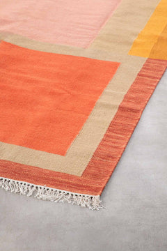 WOVEN & TEXTURED RUGS Dawn Door Woven Rug (Peach)
