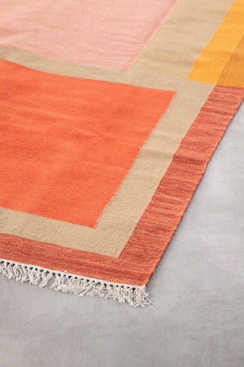 WOVEN & TEXTURED RUGS Dawn Door Woven Rug (Peach)