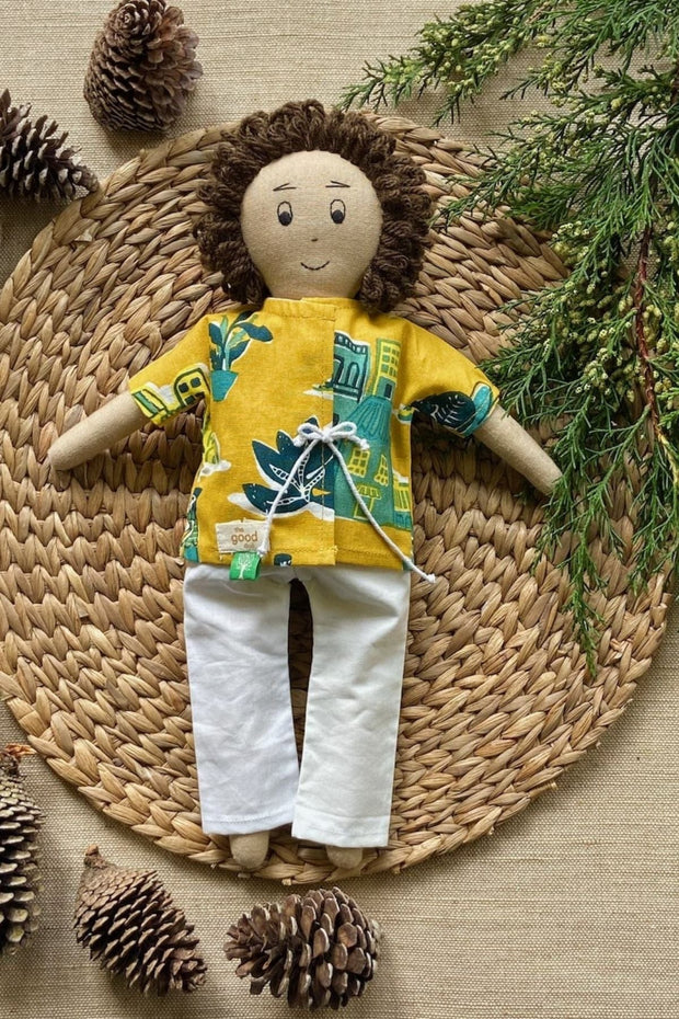 DOLLS Days W/O End Recycled Fabric Play Set Doll