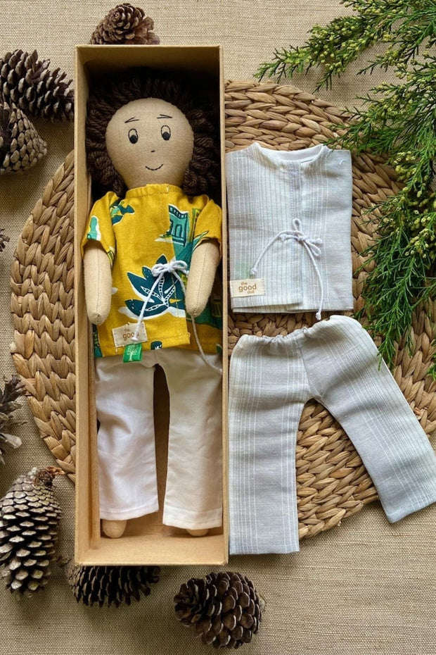 DOLLS Days W/O End Recycled Fabric Play Set Doll