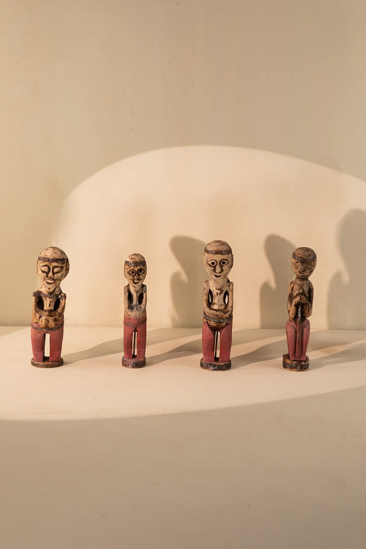 FIGURINES Dhubri Assorted Reclaimed Wood Mini Sculpture