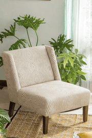 PRINT & PATTERN UPHOLSTERY FABRICS Diamond Beige Printed Upholstery Fabric