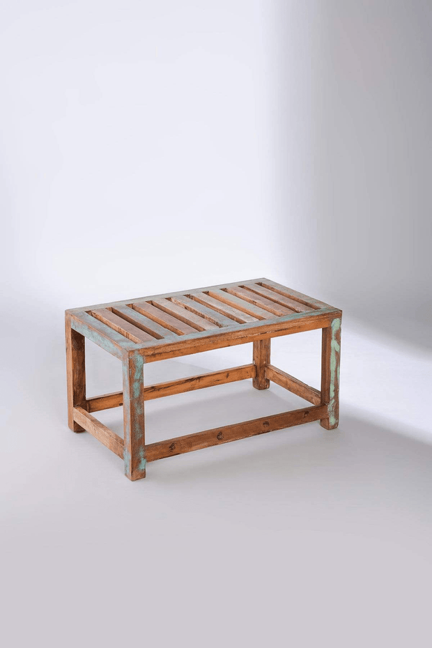 BENCHES Distressed Natural Bench (Repurposed Wood)