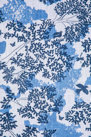 PRINT & PATTERN HEAVY FABRICS Divi Divi Printed Heavy Fabric And Curtains (Sky Blue)