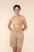 TOPS Doozy Dots Bralette Top (Yellow Side Up)