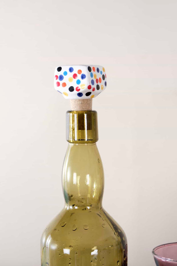 BAR TOOLS Doozy Dots Wine Stoppers (Set of 2)