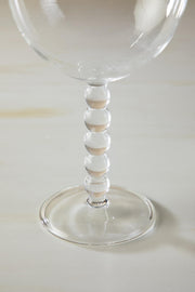 DRINKING GLASSES Doozy Dots Wine Glass  (Set Of 2)