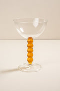 DRINKING GLASSES Doozy Dots Amber Wine Glass (Set Of 2)