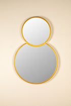 Double Happiness Metal Wall Mirror