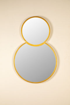 Double Happiness Metal Wall Mirror
