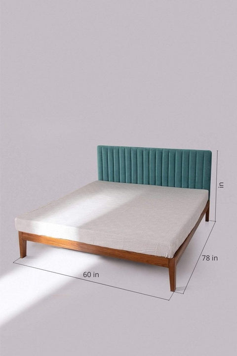 BEDS Dreamer Upholstered Bed (Teak Wood)