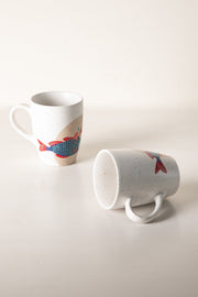 MUGS & CUPS Dreamweaver Deep Blue Coffee Mug (Set Of 2)