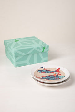 SNACK PLATES Dreamweaver Ceramic Small Plate (Set Of 2)