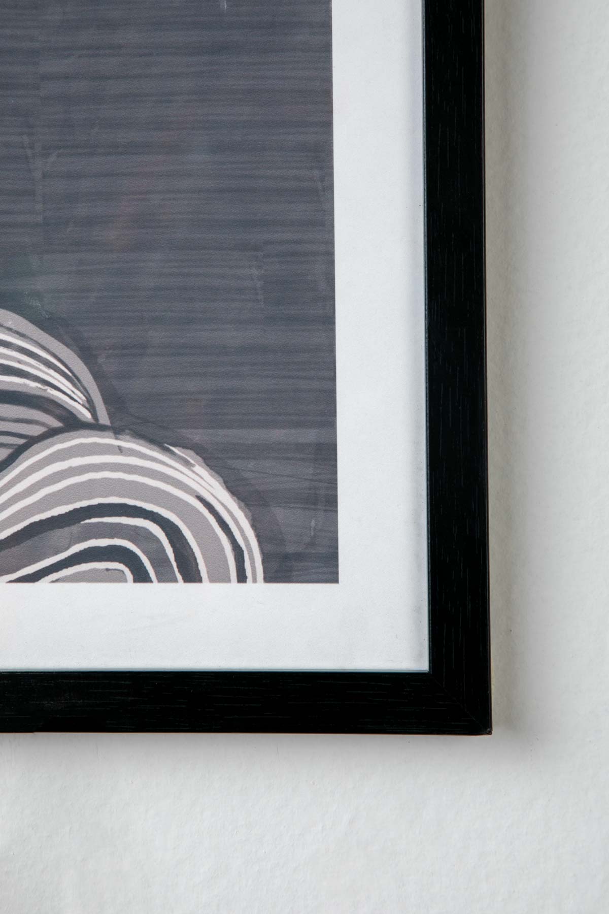 WALL ACCENTS Earth Core Contours Wall Art (Slate Grey)