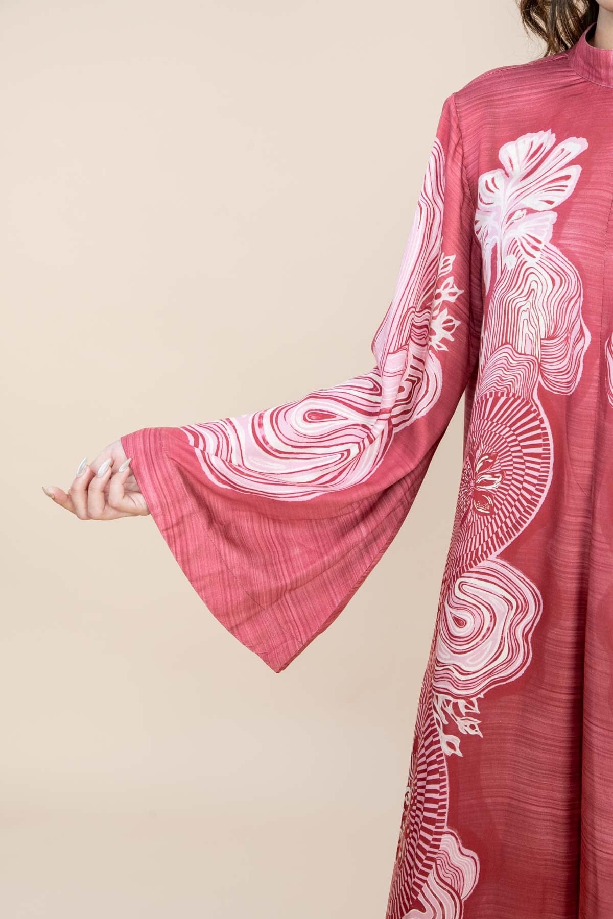 DRESSES Earth Core Mikado Maxi Dress (Rosewood)