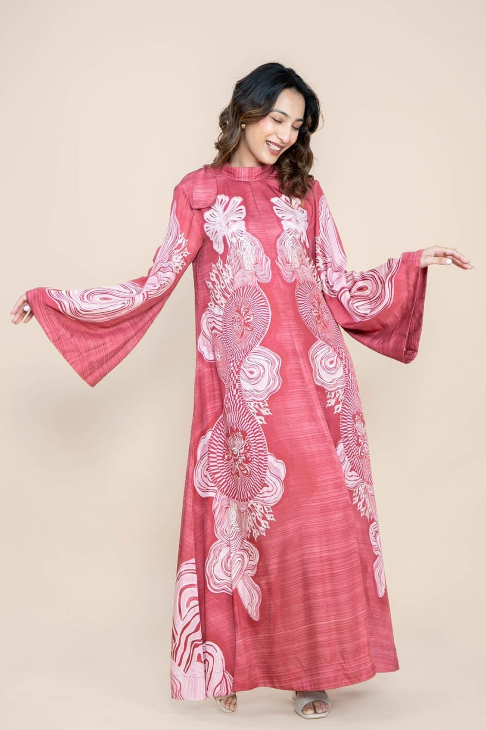 DRESSES Earth Core Mikado Maxi Dress (Rosewood)