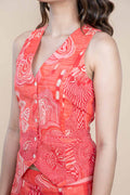TOPS Earth Core Waistcoat (Living Coral)