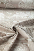 PRINT & PATTERN UPHOLSTERY FABRICS Earth Core Taupe Printed Upholstery Fabric