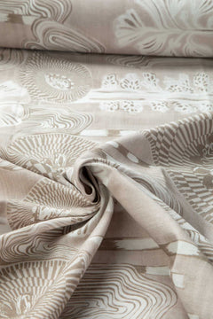 PRINT & PATTERN UPHOLSTERY FABRICS Earth Core Taupe Printed Upholstery Fabric