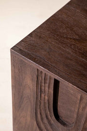 SIDE TABLES Earth Hand Carved Side Table