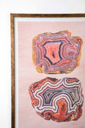 WALL ACCENTS Echoes In Agate Wall Art (Red Harmony)
