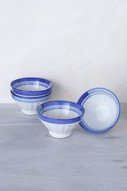 BOWLS Elae Ceramic Ribbed Bowl (Set Of 2)