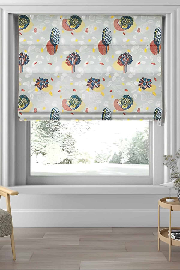 Elae Cotton Drapes And Blinds (Grey)