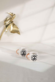 MUGS & CUPS Espresso Ceramic Tea Cup (Set Of 2)