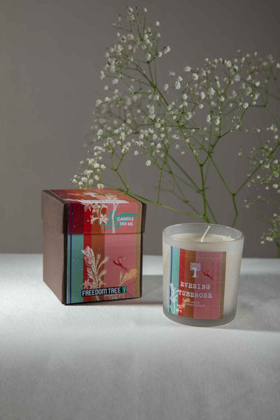 SCENTED CANDLES Evening Tuberose Scented Candle (150 ML)