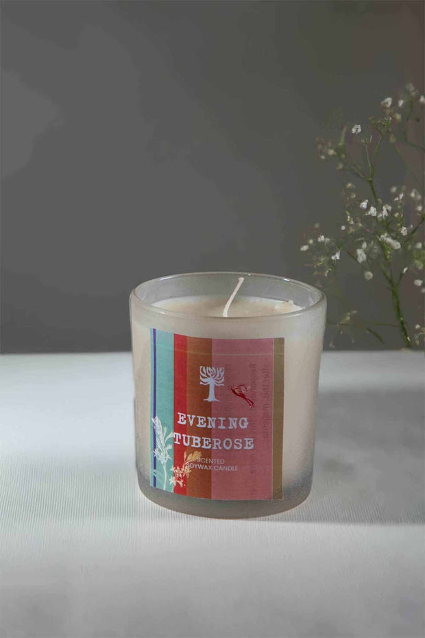 SCENTED CANDLES Evening Tuberose Scented Candle (150 ML)