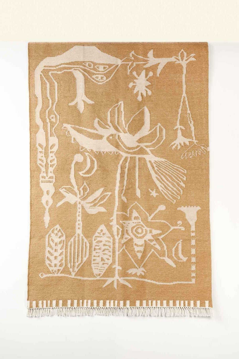 WOVEN & TEXTURED RUGS Eye In The Sky Woven Rug (Beige Sand)