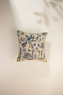 Eye In The Sky Taupe Cushion Cover (46 X 46 Cm)