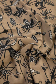 PRINT & PATTERN UPHOLSTERY FABRICS Eye In The Sky Printed Upholstery Fabric (Taupe)