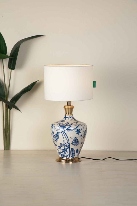 TABLE LAMPS Eye In The Sky Off White Table Lamp