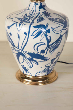 Eye In The Sky Off White Table Lamp
