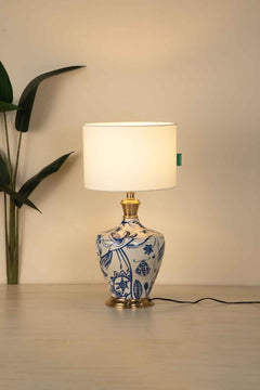 Solid Medium Drum Lampshade (Off White)