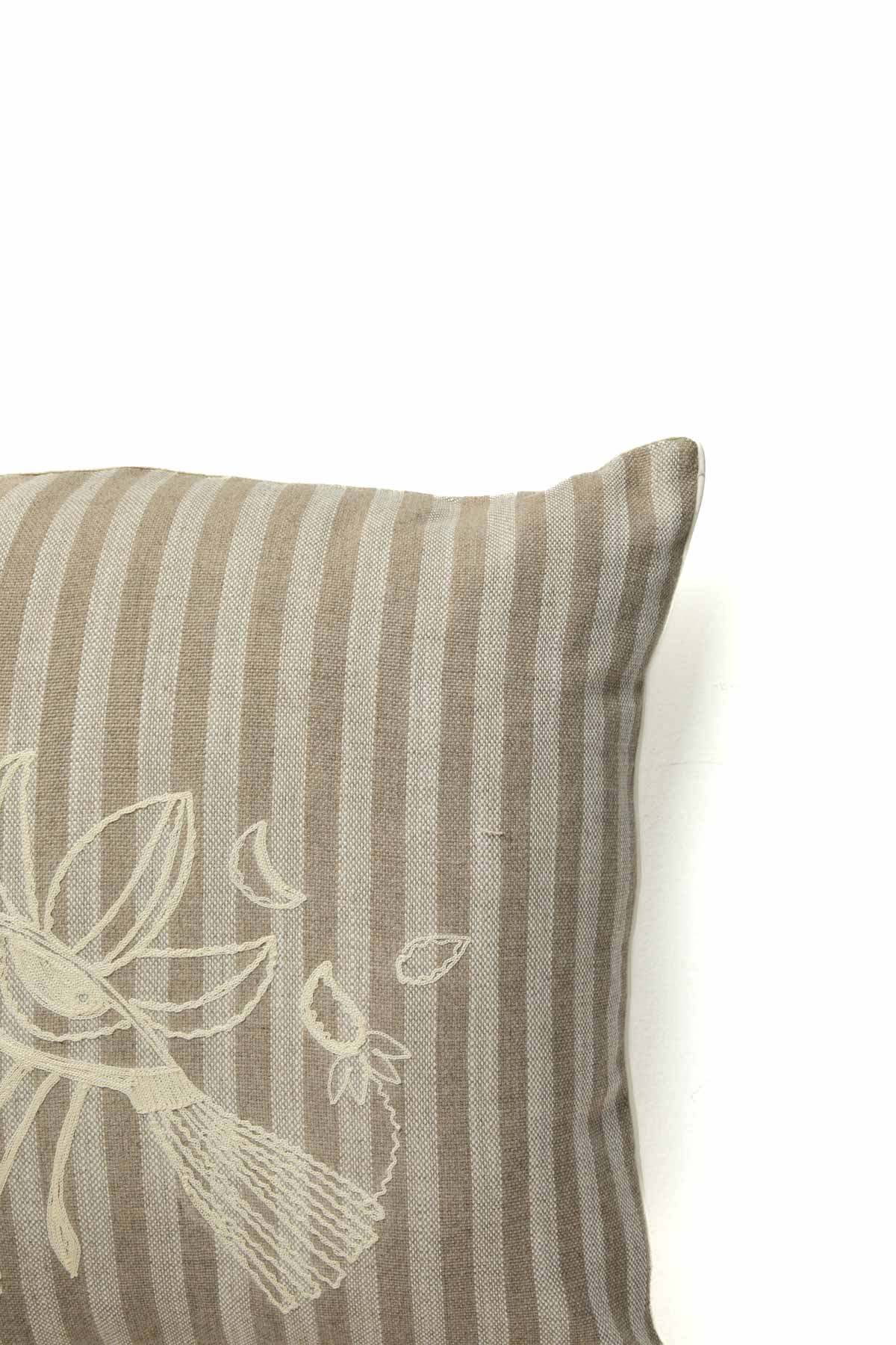 ACCENT CUSHIONS Eye In The Sky  Beige Grey Cushion Cover (61 X 61 Cm)