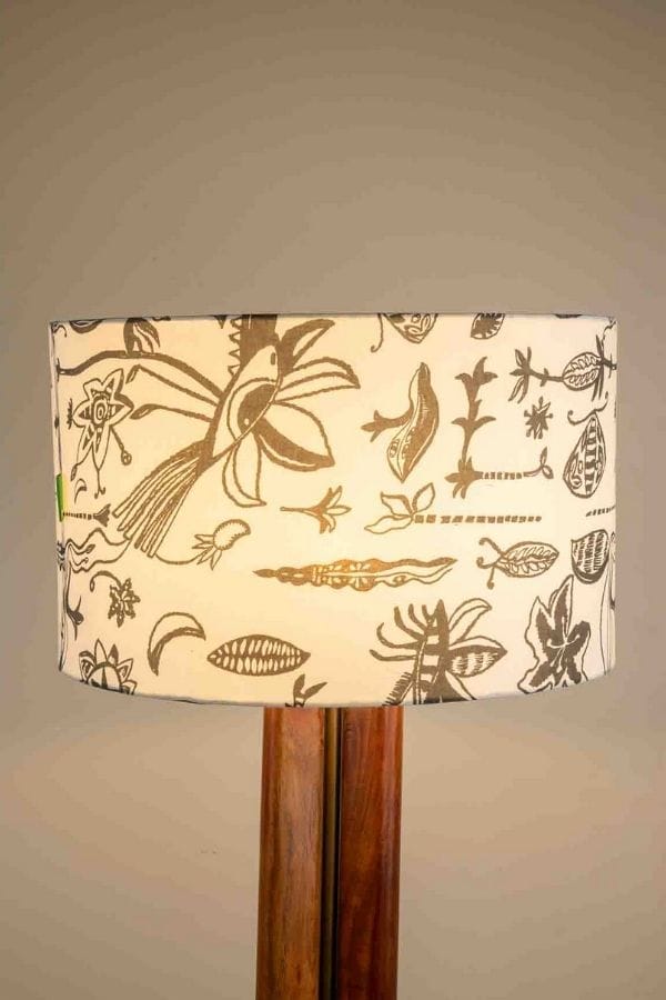LAMPSHADES Eye In The Sky Extra Large Drum Lampshade (Charcoal)