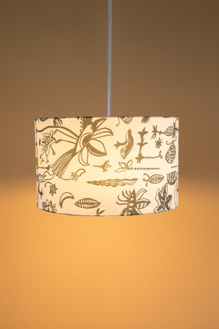 PENDANT LAMPS Eye In The Sky Extra Large Drum Pendant (Charcoal)