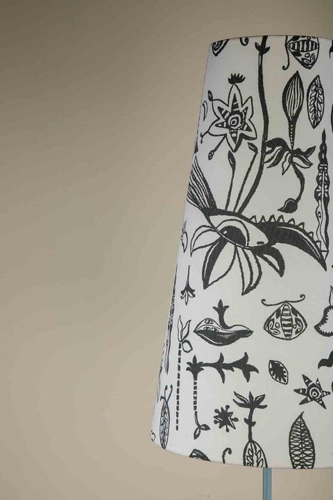 LAMPSHADES Eye In The Sky Tall Taper Lampshade (Charcoal)